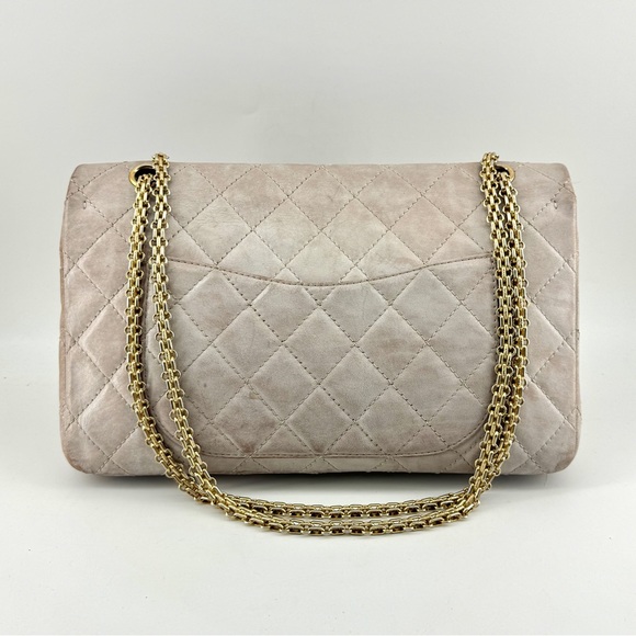 Sale!Chanel Icing Marble Aged Leather 2.55 Reissue 227 Classic Flap Bag - Picture 4 of 13